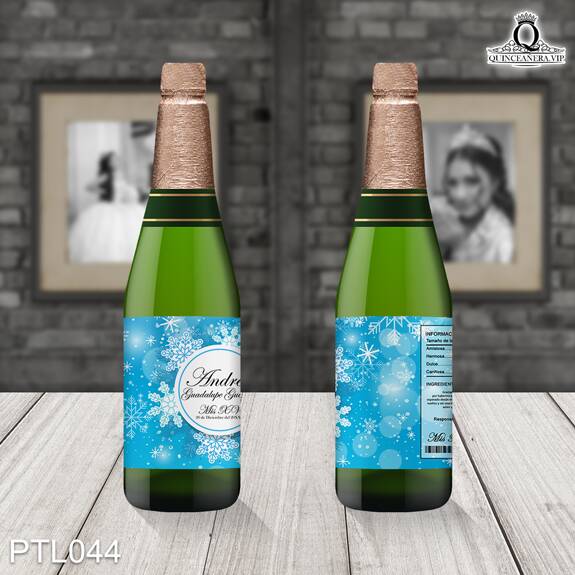 Invitaciones de Quinceañera de Invierno Copos de nieve  PTL044 - PTL044