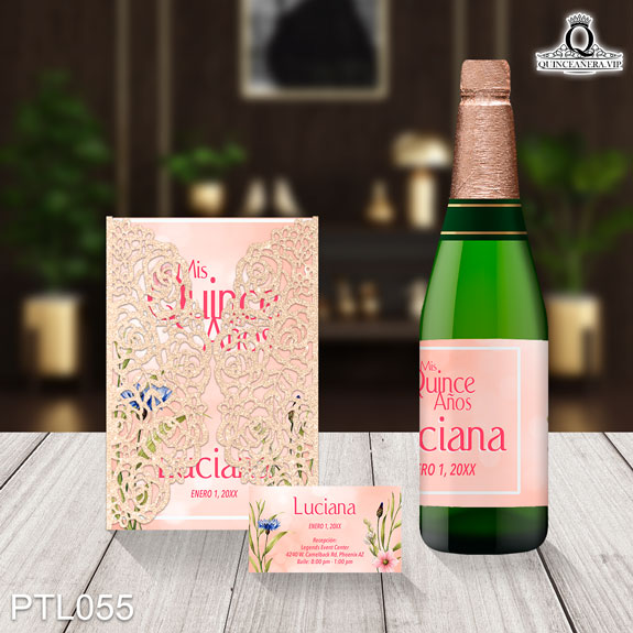 Invitaciones de Quinceañera de Primavera Jazmin PTL055 - PTL055