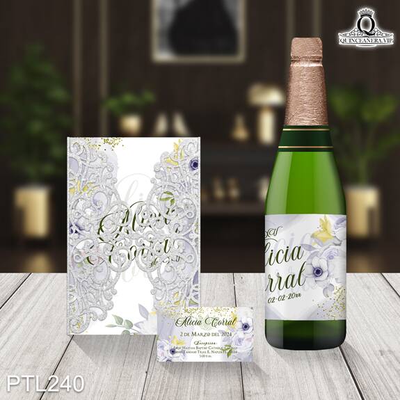 Invitaciones de Quinceañera de la Princesa y el Sapo - PTL240