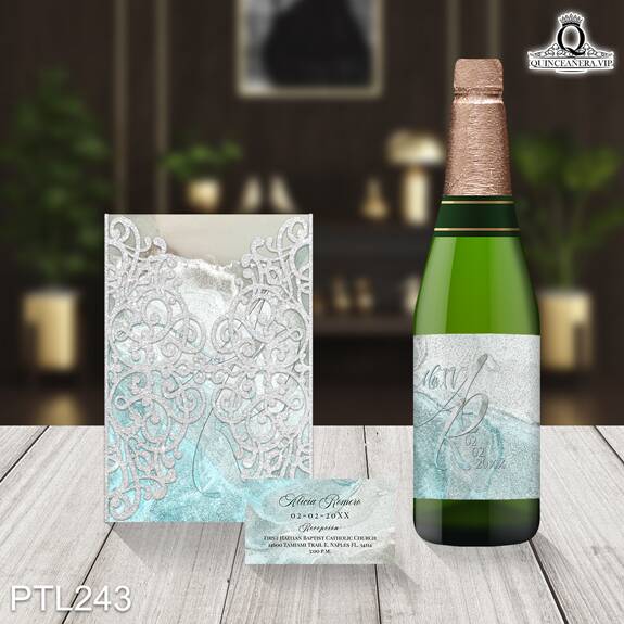 Invitaciones de Quinceañera de la Sirenita - PTL243