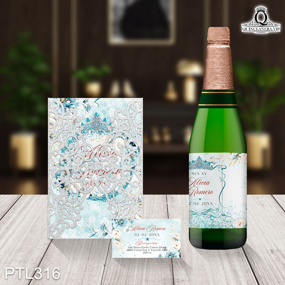Invitaciones de la Princesa Ariel - PTL316
